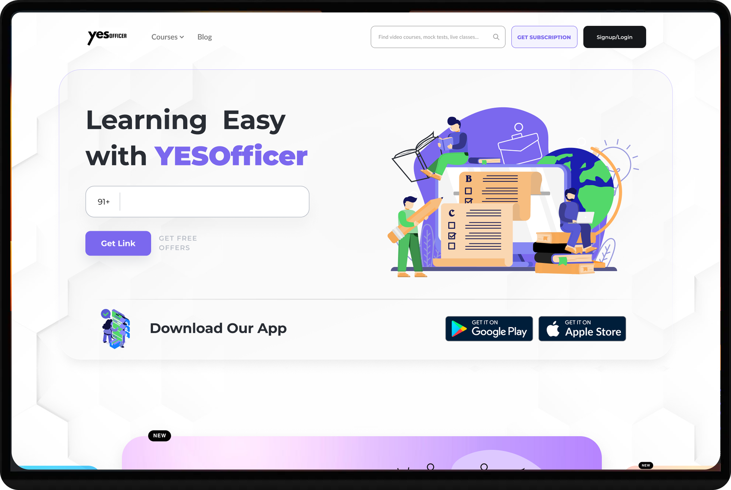 YesOfficer Platform Mockup